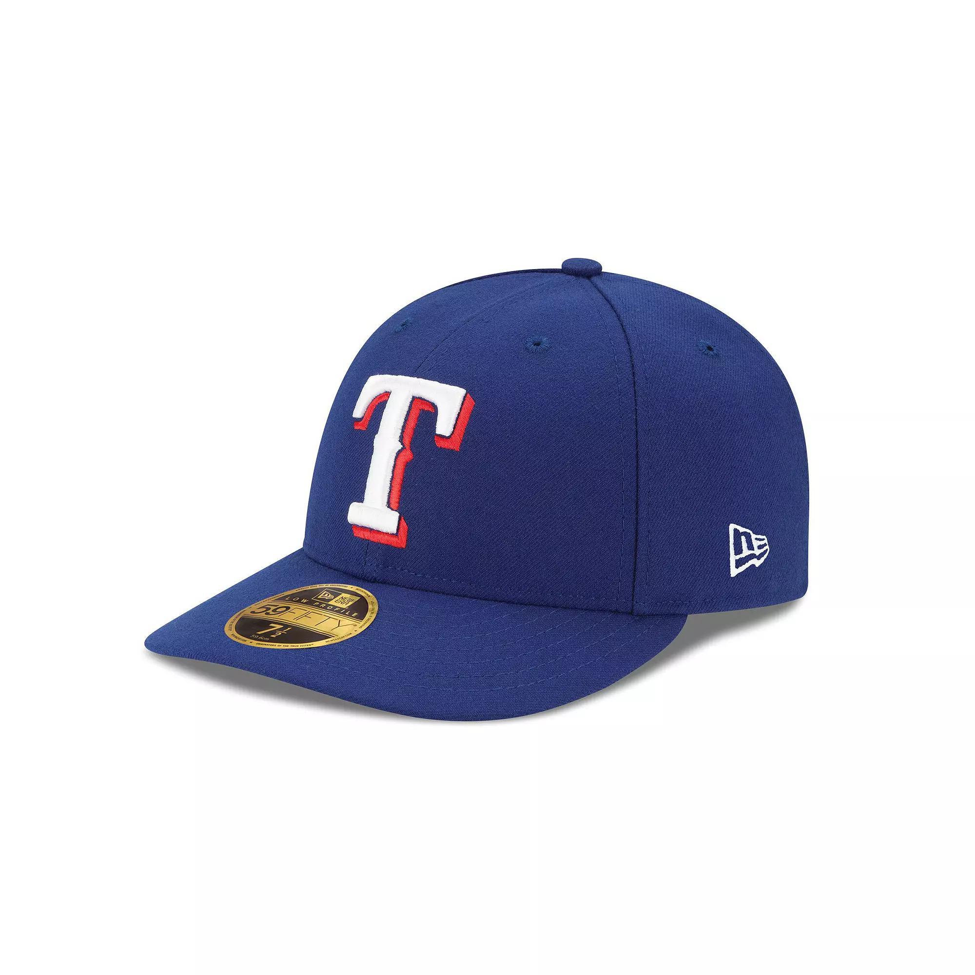 Men's New Era Royal Texas Rangers Game Authentic Collection On-Field Low Profile 59FIFTY Fitted Hat, Size: 7 3/8, Blue Product Image