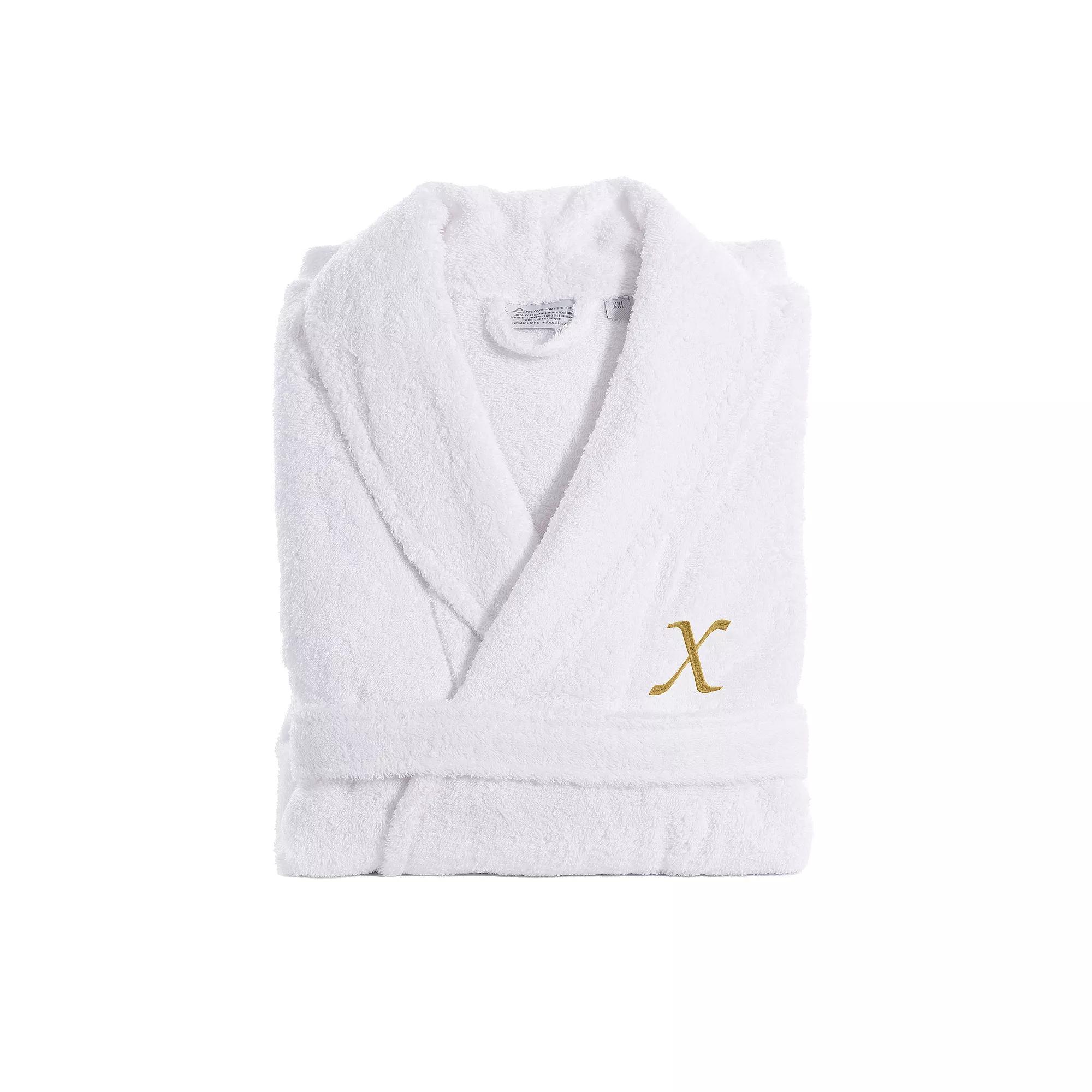 Linum Home Textiles Turkish Cotton Personalized Quick Dry Terry Bathrobe, Women's, Size: Large/XL Product Image