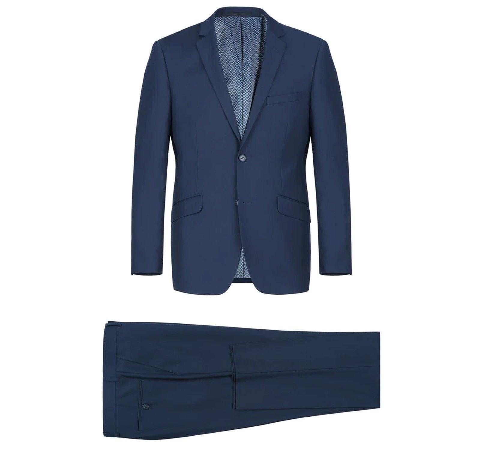 (Limited Sizes) Slim Fit 2 Piece Stretch Suit in Blue Product Image