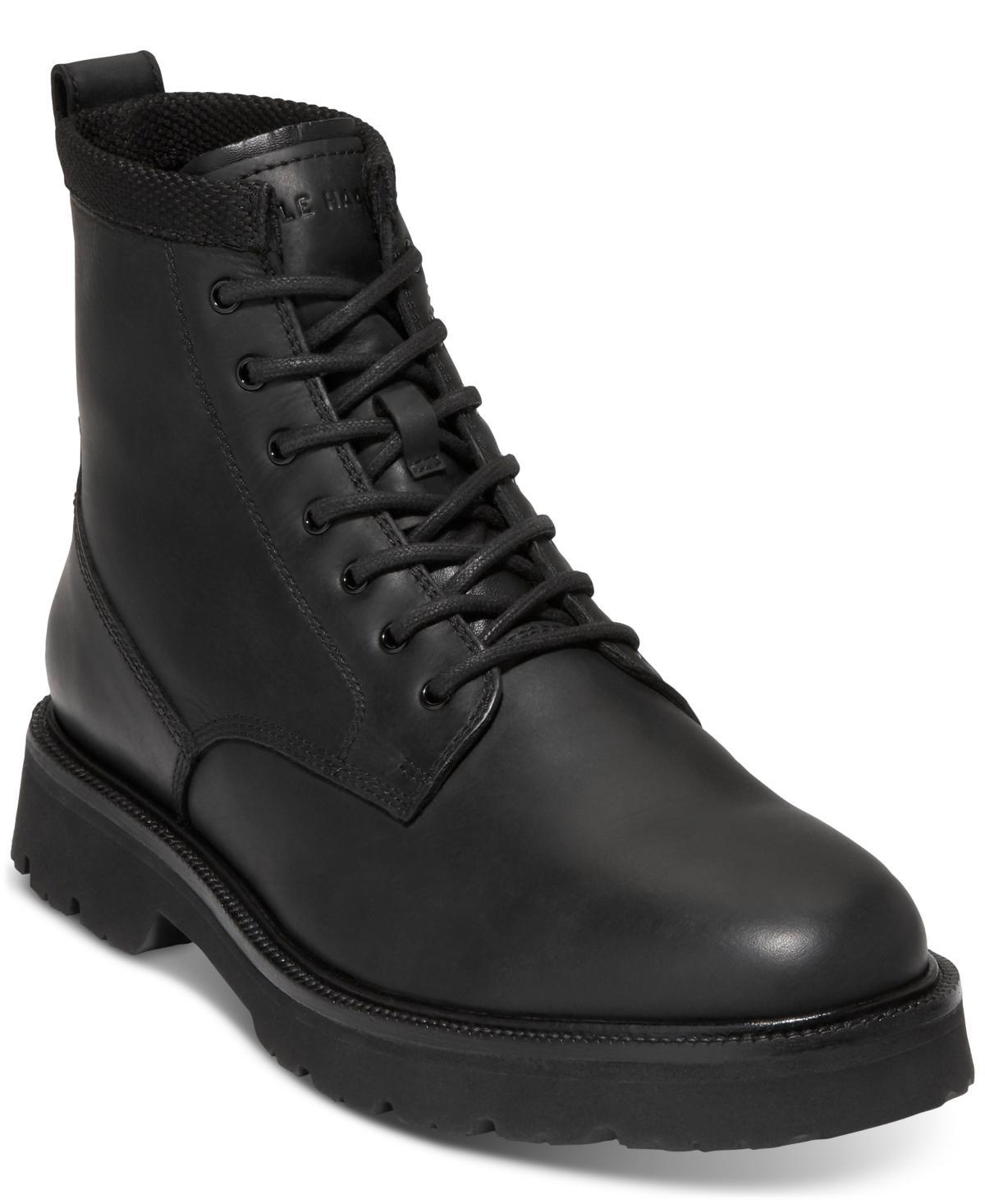 Cole Haan Mens American Classics Waterproof Lace Up Plain Toe Boots Product Image