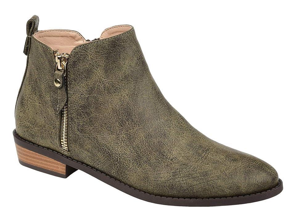Journee Ellis Womens Ankle Boots Green Product Image