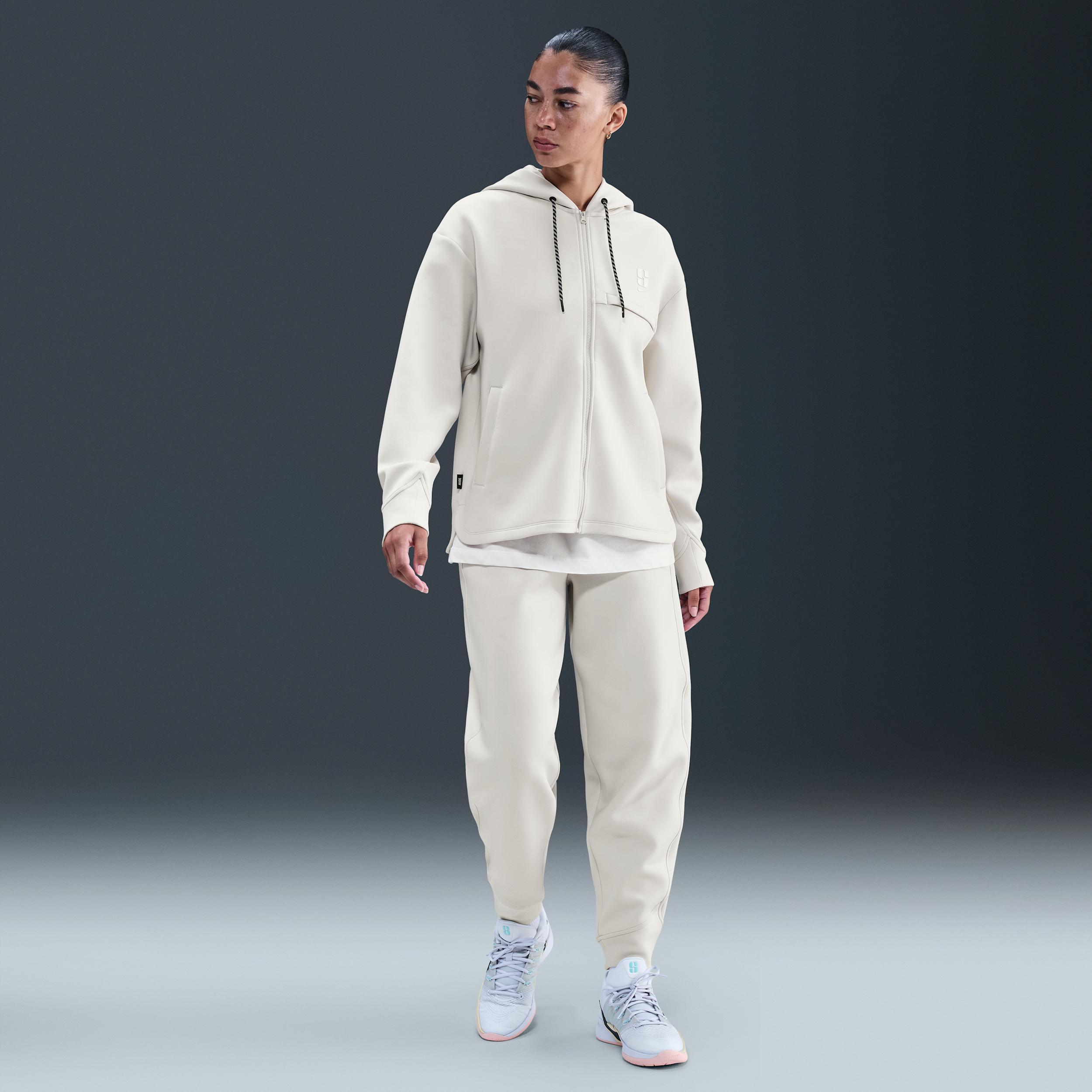 Nike Women's Sabrina Dri-FIT Loose Full-Zip Basketball Hoodie Product Image