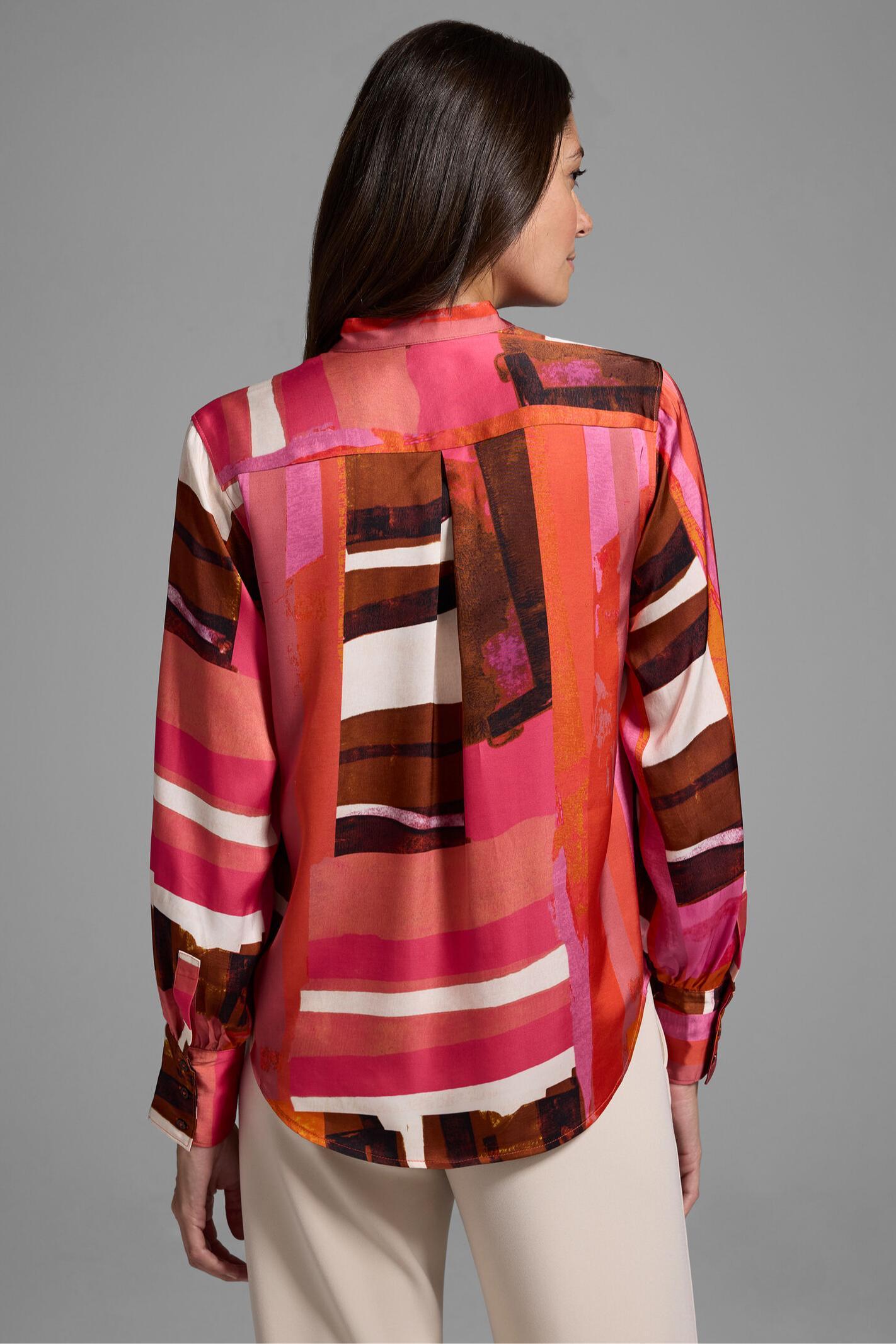 Artful Blocks Glossy Blouse Product Image