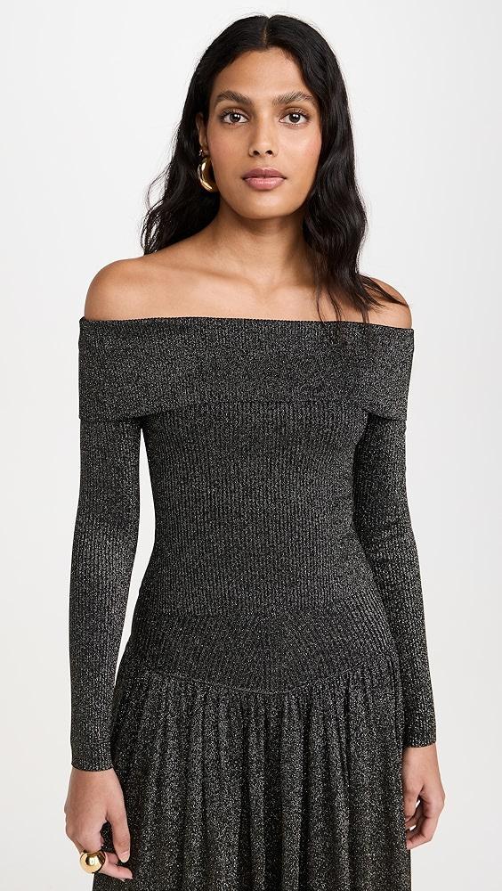 Zimmermann Crush Metallic Top | Shopbop Product Image
