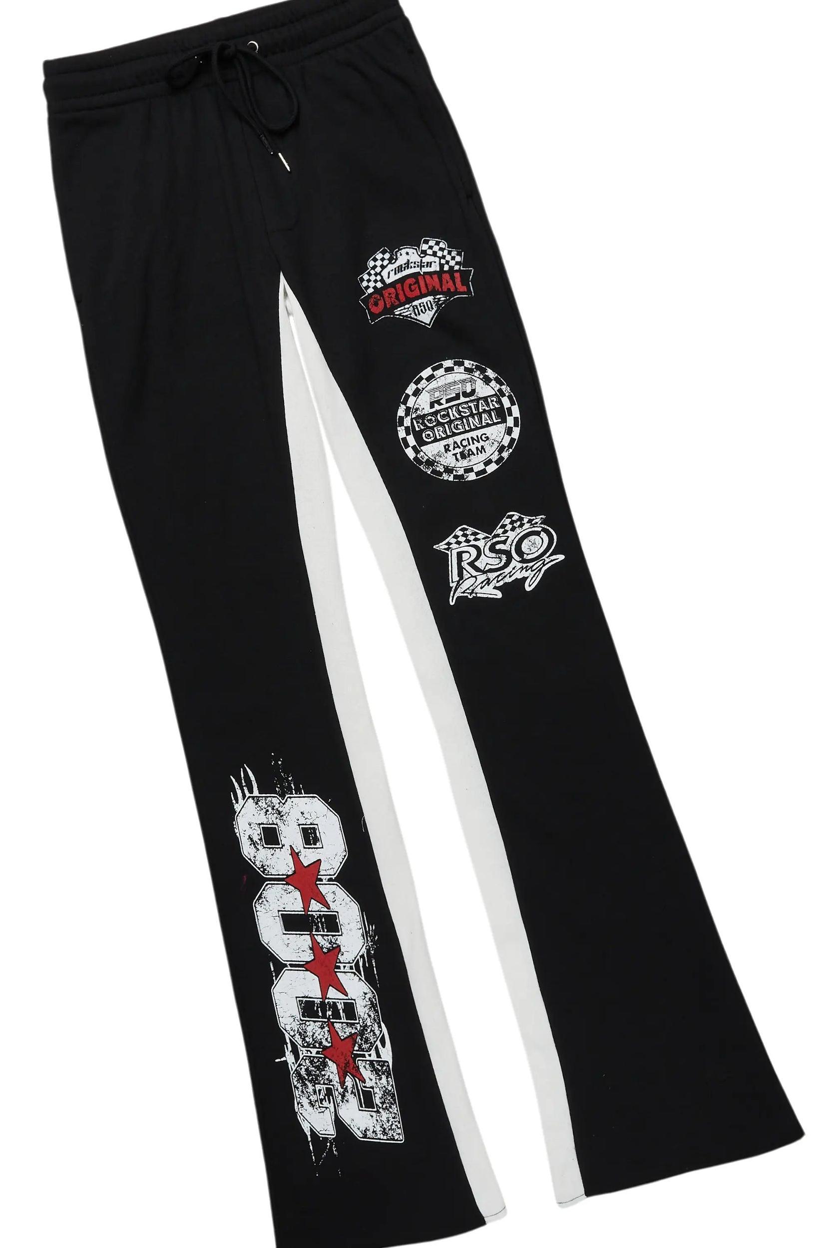 Racing Grung Black Long Sleeve T-Shirt/Baggy Pant Set Male Product Image