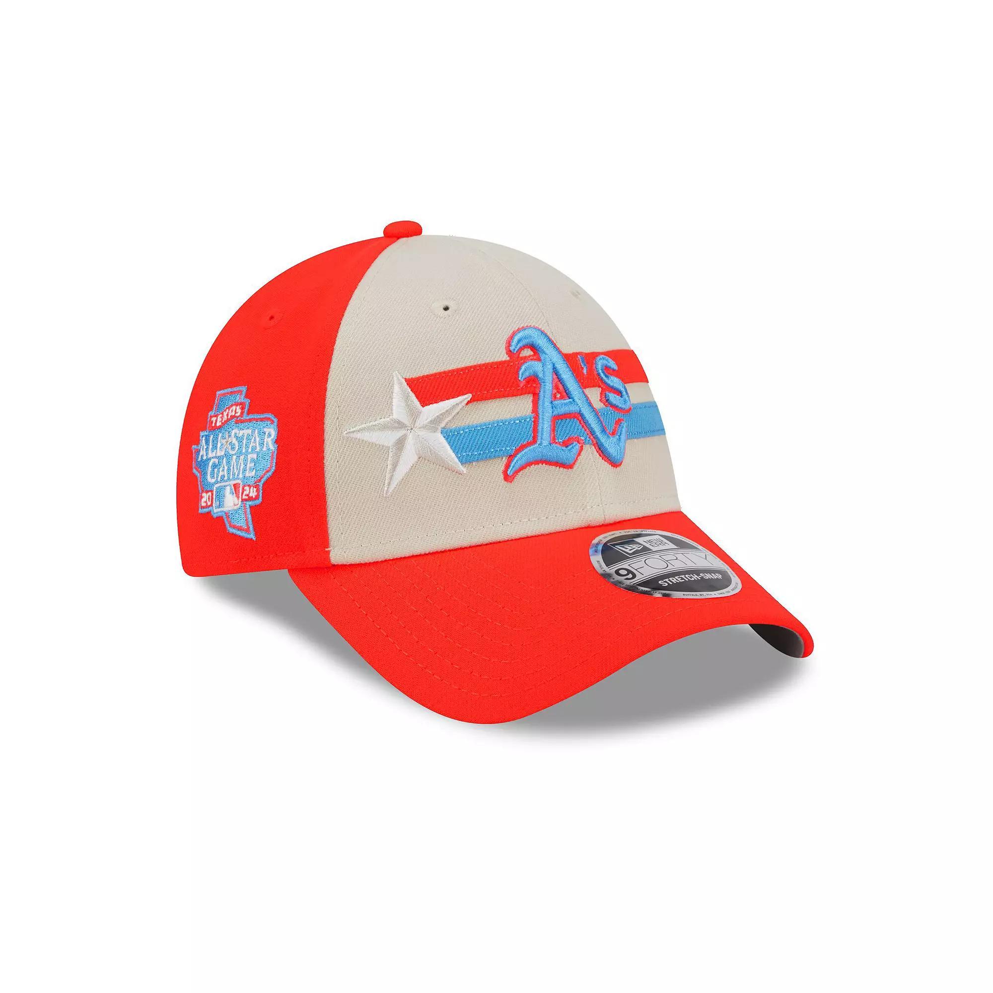 Men's New Era  Cream Oakland Athletics 2024 MLB All-Star Game  9FORTY Adjustable Hat, Team Product Image
