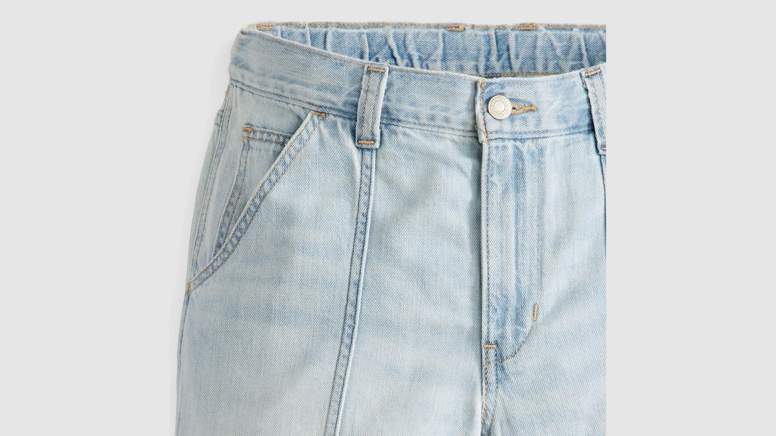 Linen+ Denim Lightweight Carpenter Women's Shorts Product Image
