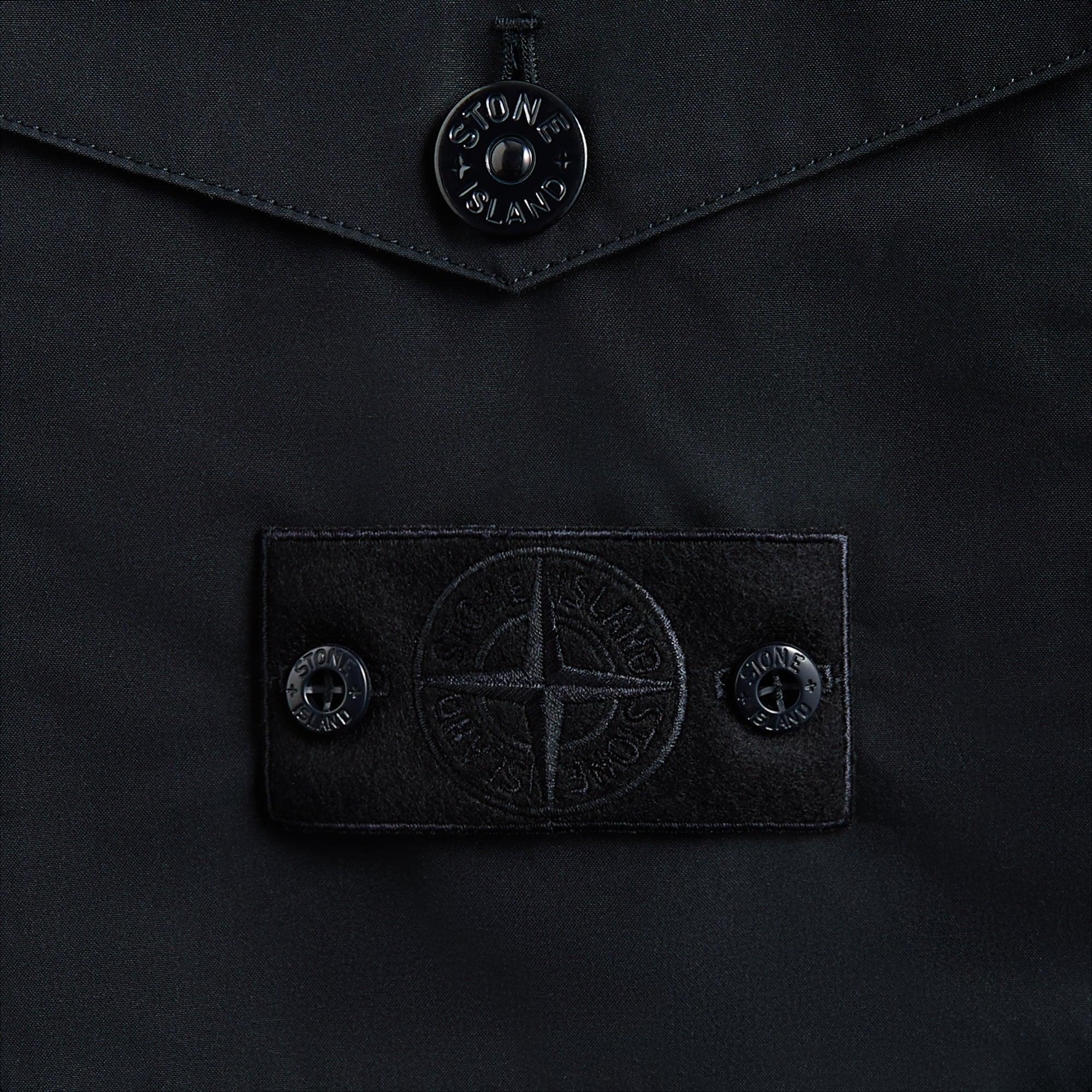 Stone Island Weatherproof Cotton Canvas Ghost Piece Trouser - Navy Male Product Image