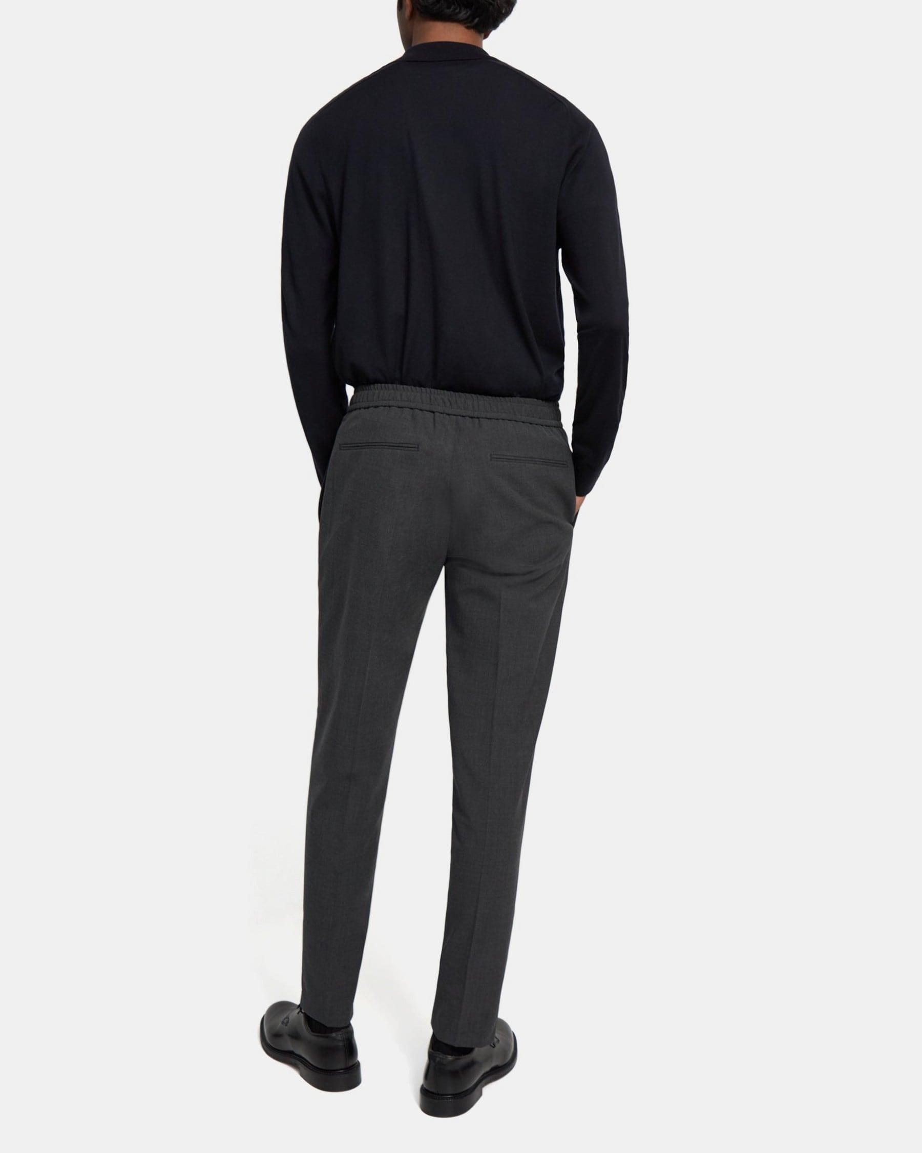 Mayer Drawstring Pant in Bond Wool Twill Product Image