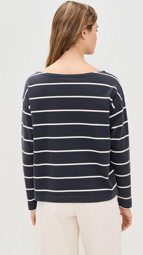 Faherty Sport Jersey Boatneck Top | Shopbop Product Image