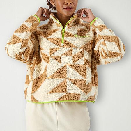 Champion Sherpa 1/4 Zip (Natural) Women's Clothing Product Image