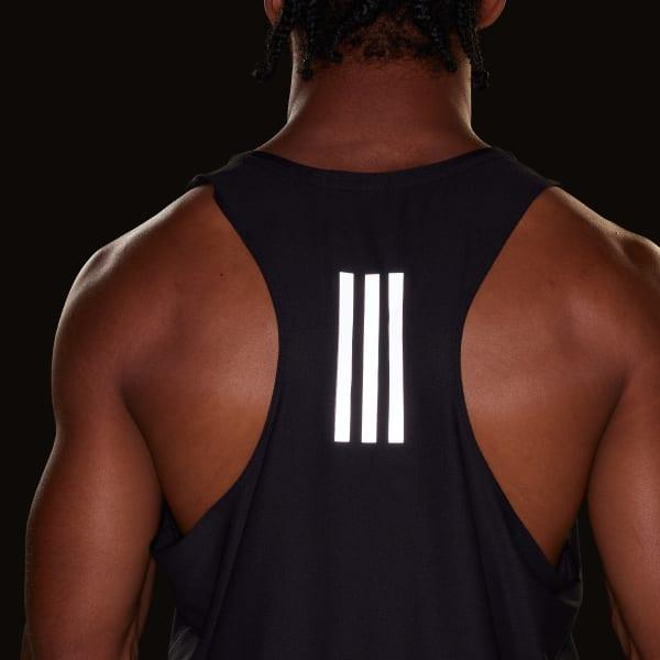 adidas Own The Run Tank Top White S Mens Product Image
