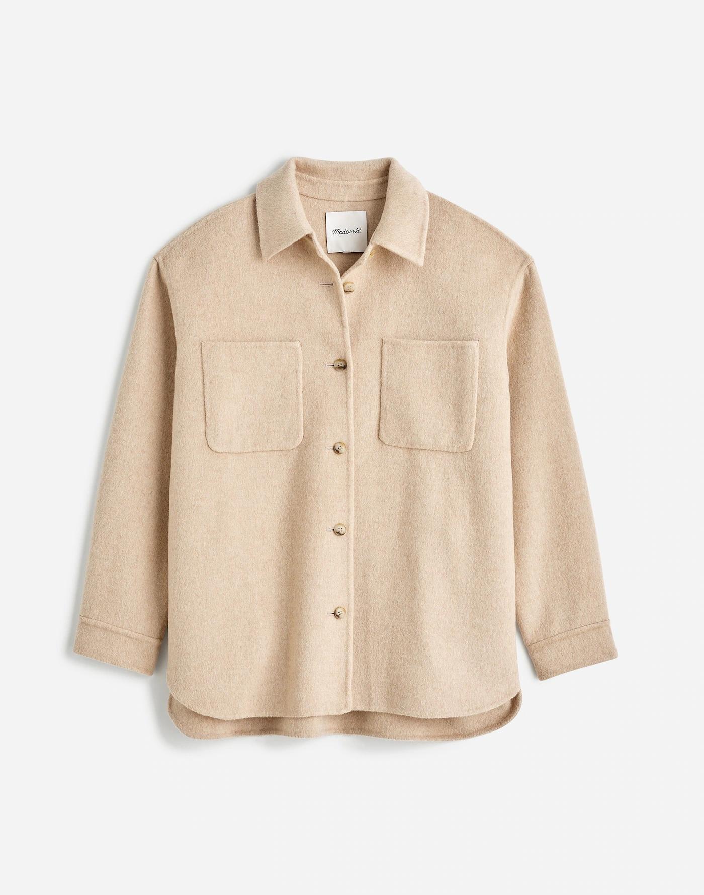 Double-Faced Long Shirt-Jacket Product Image