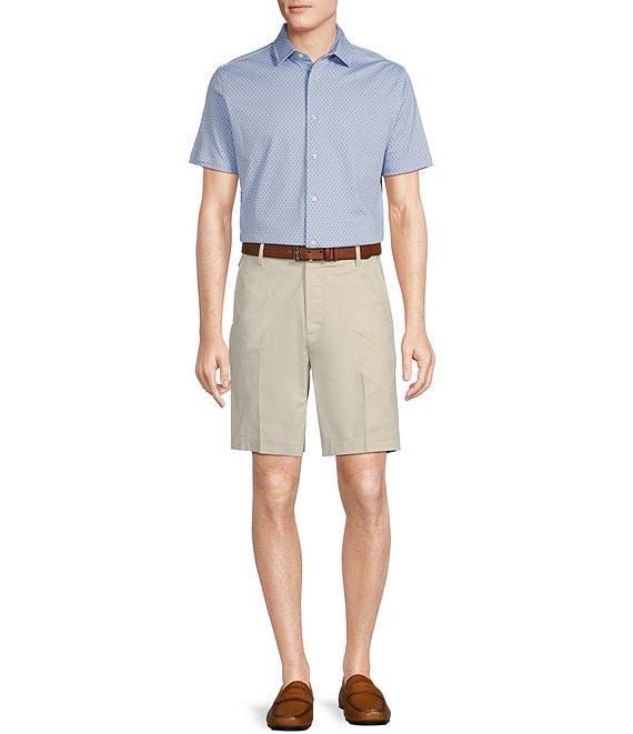 Daniel Cremieux Signature Label Stretch Flat-Front Supima Cotton 9#double; Inseam Shorts Product Image