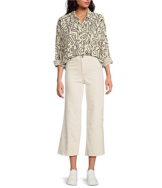 Every Denim High Rise Pleated Waist Jeans Product Image