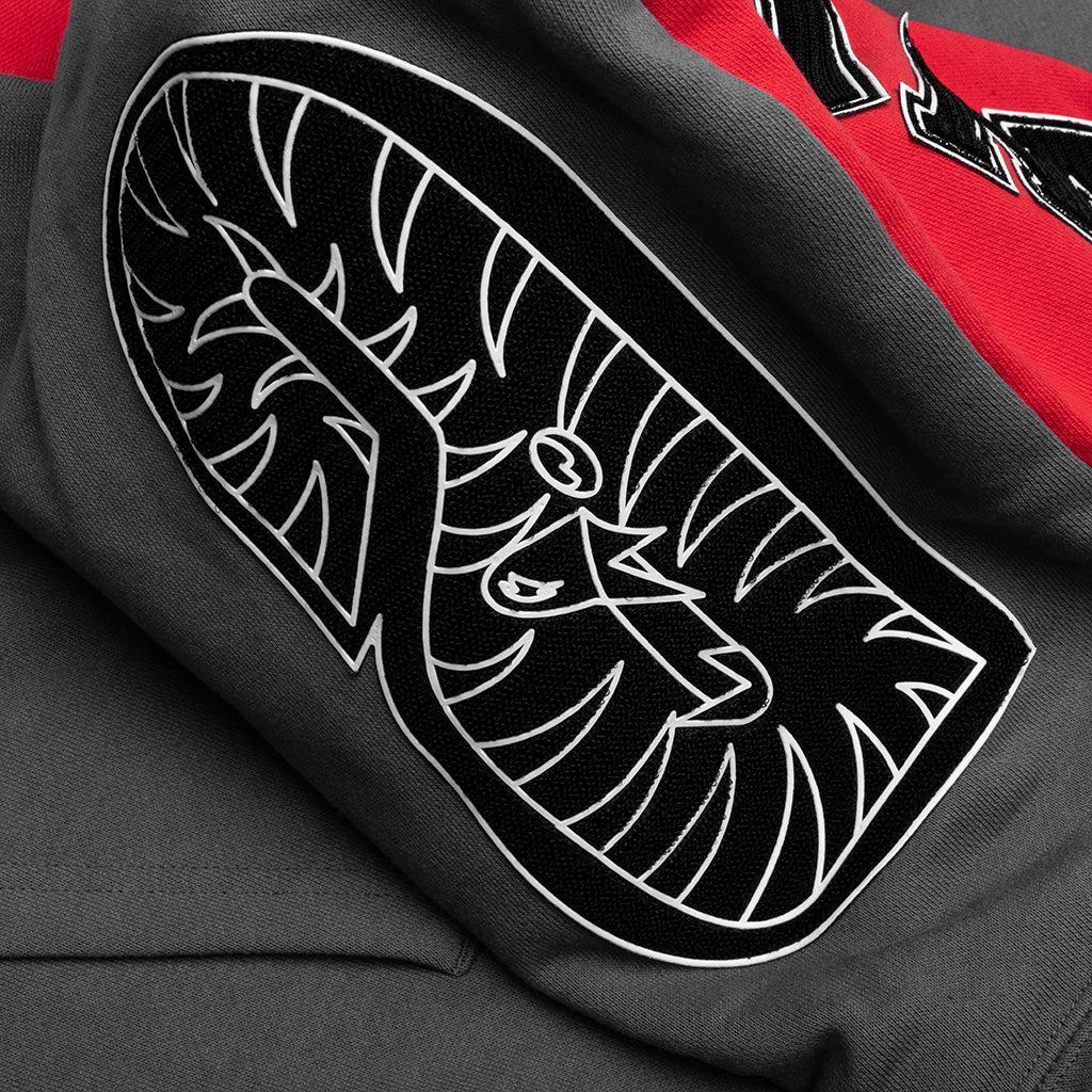 Shark Full Zip Hoodie Malaysia - Gray Male Product Image