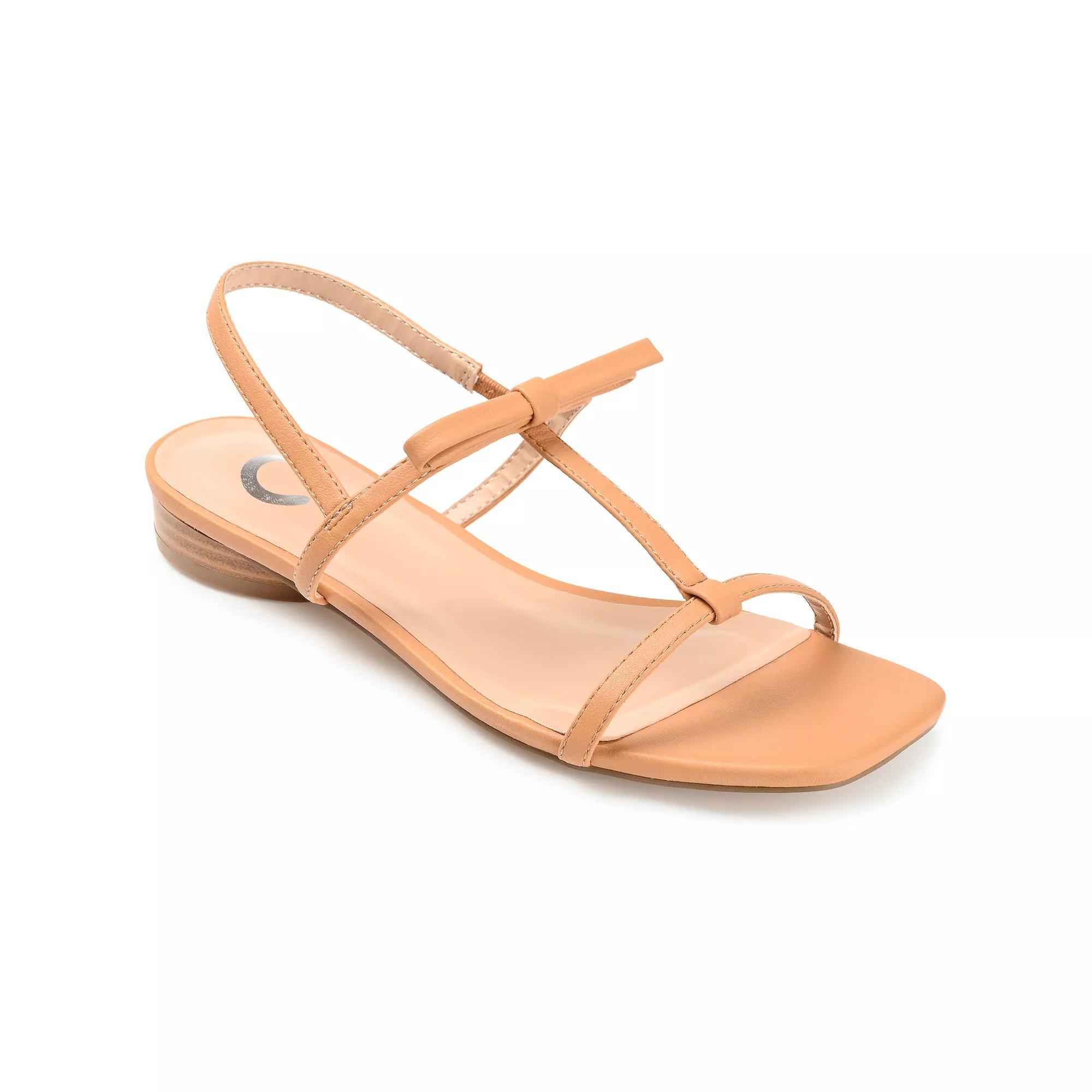 Journee Zaidda Women's T-Strap Sandals, Size: 6, Pink Product Image
