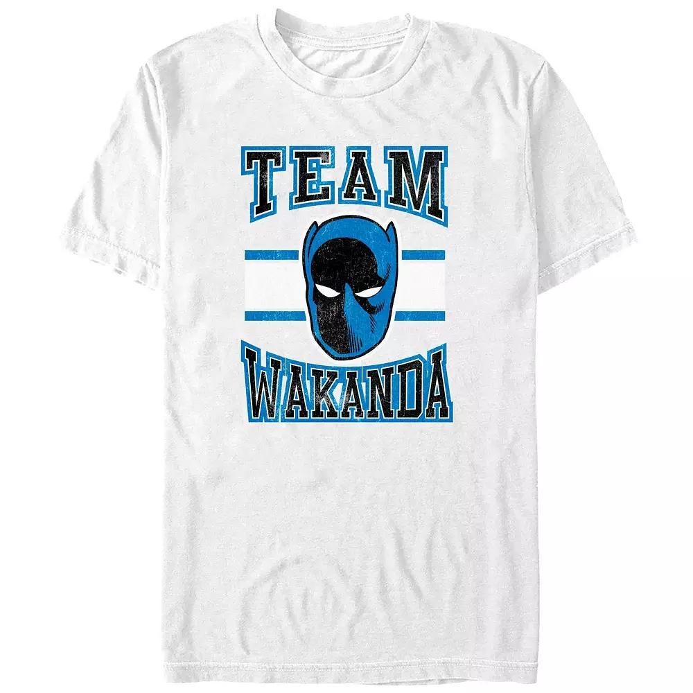 Big & Tall Marvel Black Panther Team Wakanda Graphic Tee, Men's, Size: 3XL Tall, White Product Image