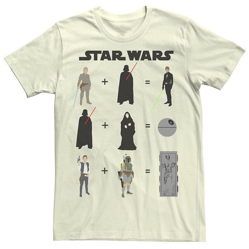 Men's Star Wars Rebel and Imperial Mathematical Equations Tee, Size: 3XL, Grey Heather Product Image