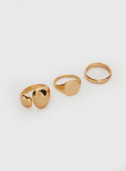 Santaigo Ring Pack Gold Product Image