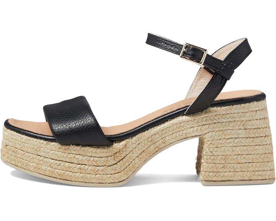 Platfforms Leather/Cork Heeled Ankle-Strap Sandals Product Image