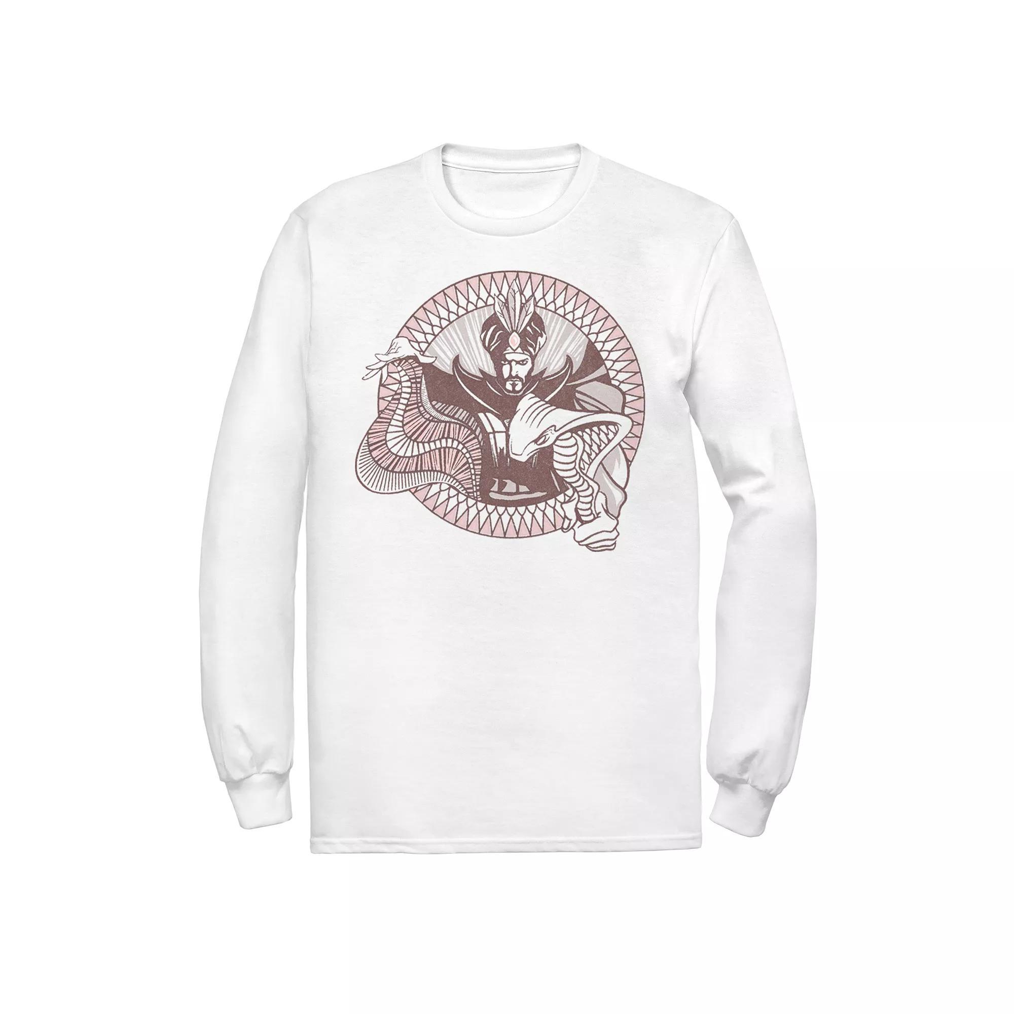Disney's Aladdin Men's Jafar Long Sleeve Graphic Tee, Size: XL, White Product Image