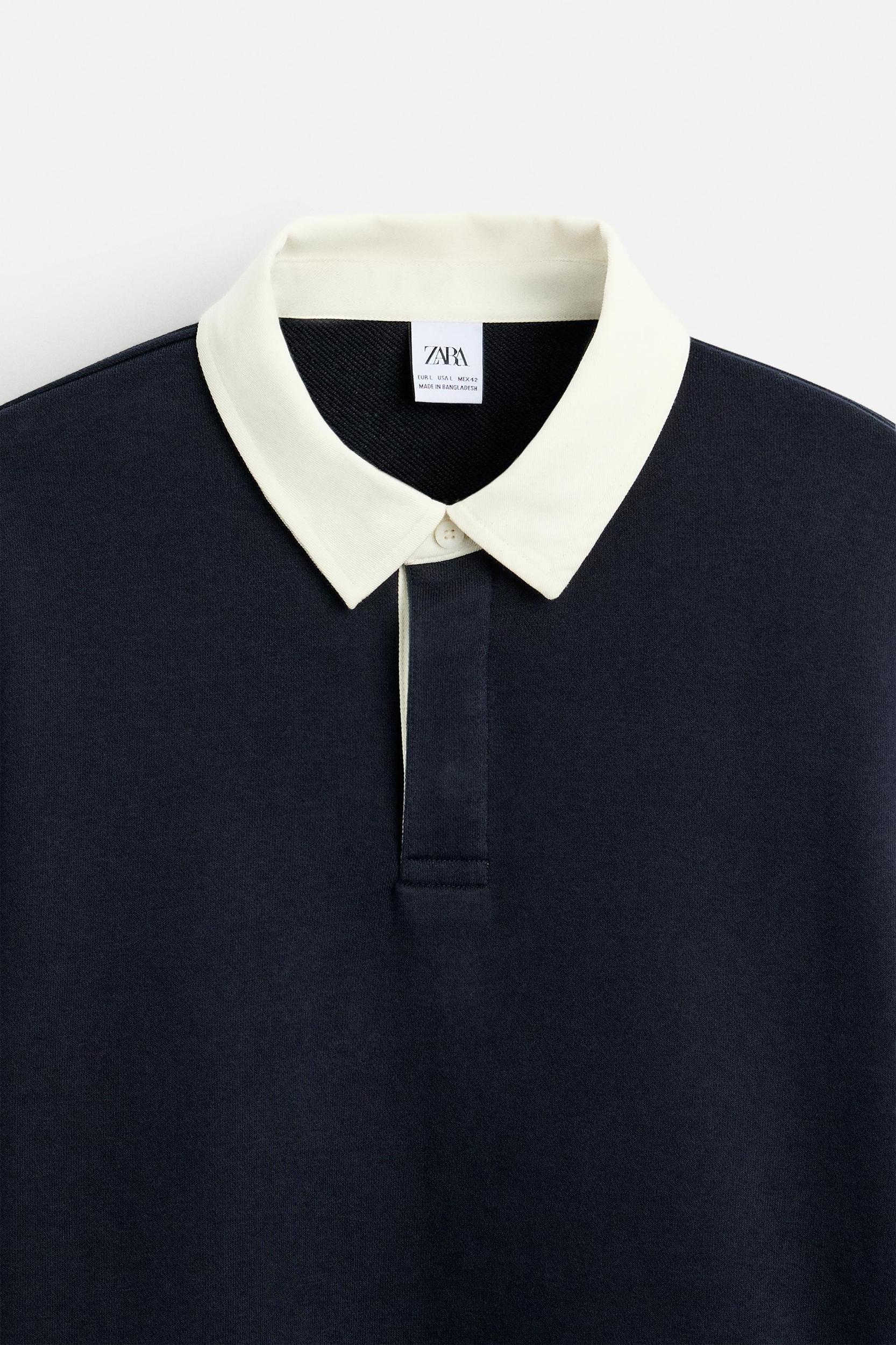 CONTRAST COLLAR POLO SHIRT Product Image