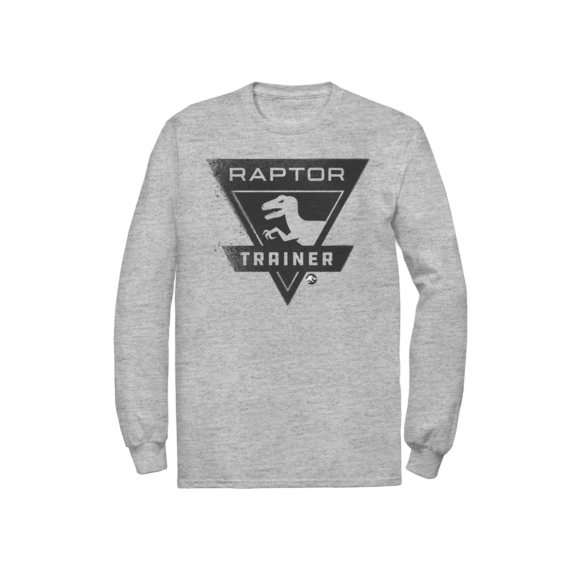 Men's Jurassic World Raptor Trainer Simple Logo Tee, Size: XL, White Product Image