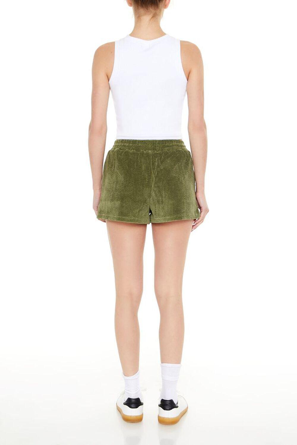 Corduroy Drawstring Pull-On Shorts | Forever 21 Product Image