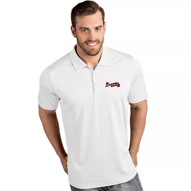 Mens Antigua Atlanta Braves Tribute Polo Product Image