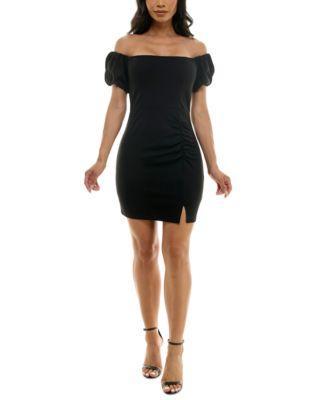 pear culture Womens Off-The-Shoulder Sheath Dress Product Image