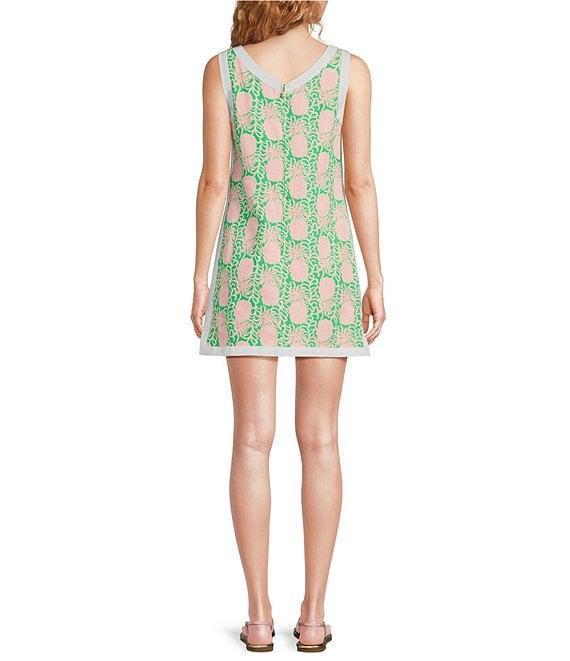 Lilly Pulitzer Eleanora Boat Neck Sleeveless Shift Romper Product Image