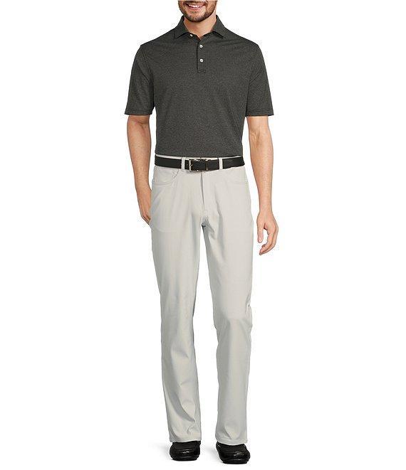 Hart Schaffner Marx Short Sleeve Luxury Performance Texture Polo Shirt Product Image