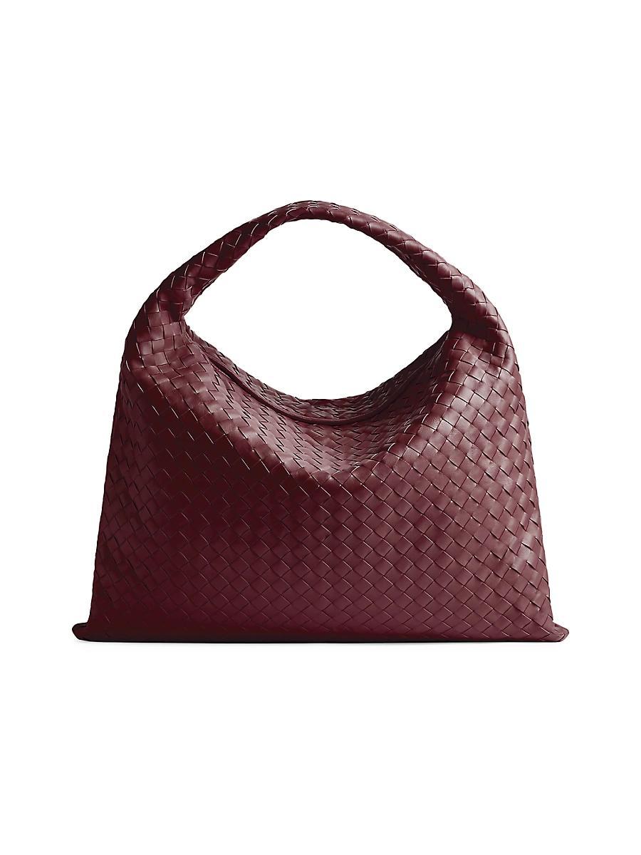 Womens Large Hop Leather Hobo Bag Product Image