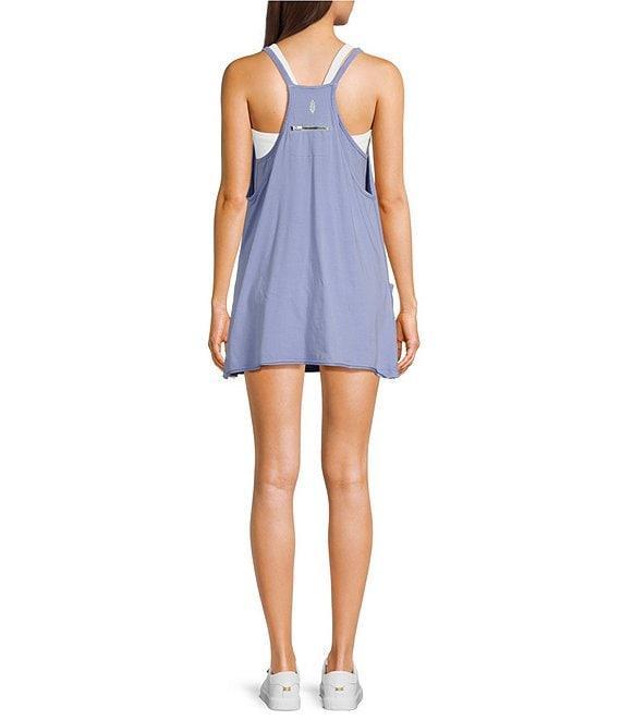 FP Movement Hot Shot V-Neck Sleeveless Patch Pocket Mini Dress Product Image