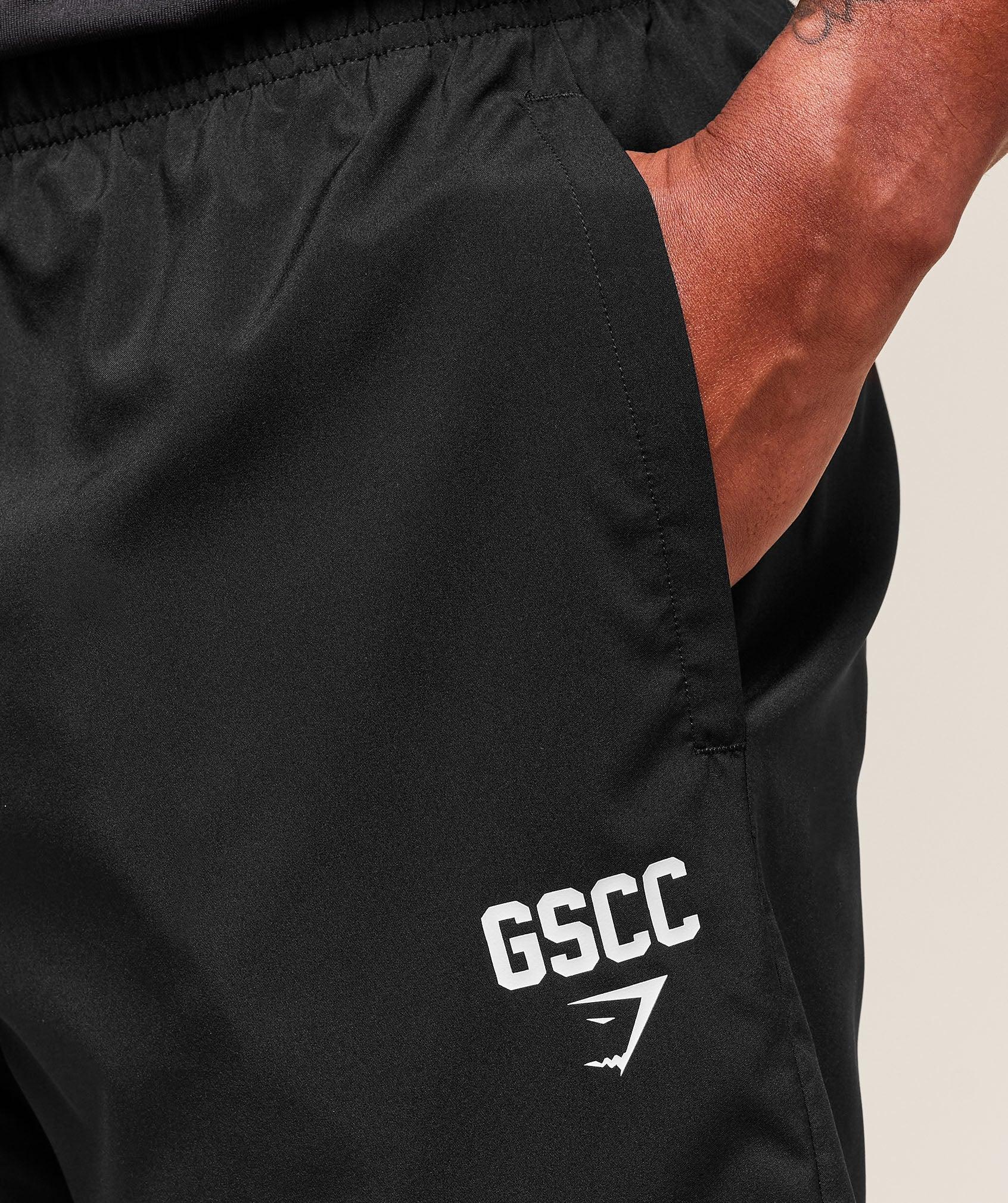 Gymshark Hybrid Athlete 7" Shorts - Black Male Product Image