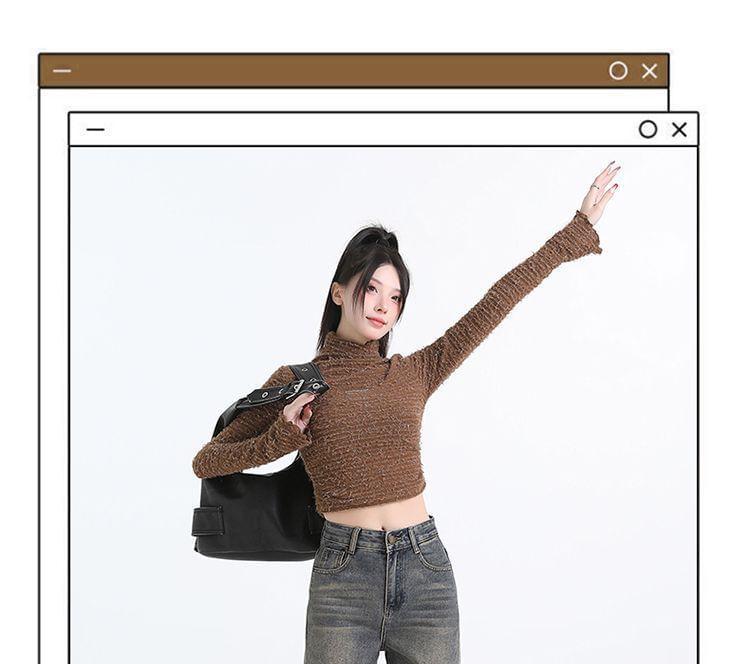 High Rise Washed Flared Jeans (Various Designs) Product Image