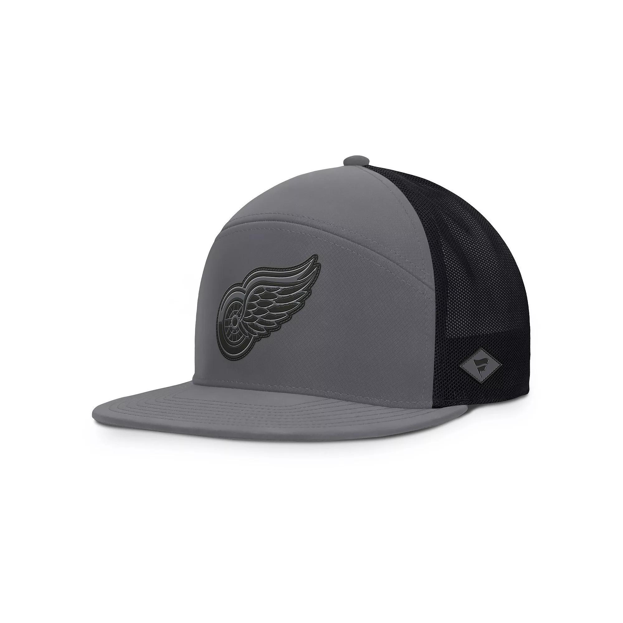 Men's Fanatics Charcoal Detroit Red Wings Fairweather Adjustable Hat Product Image