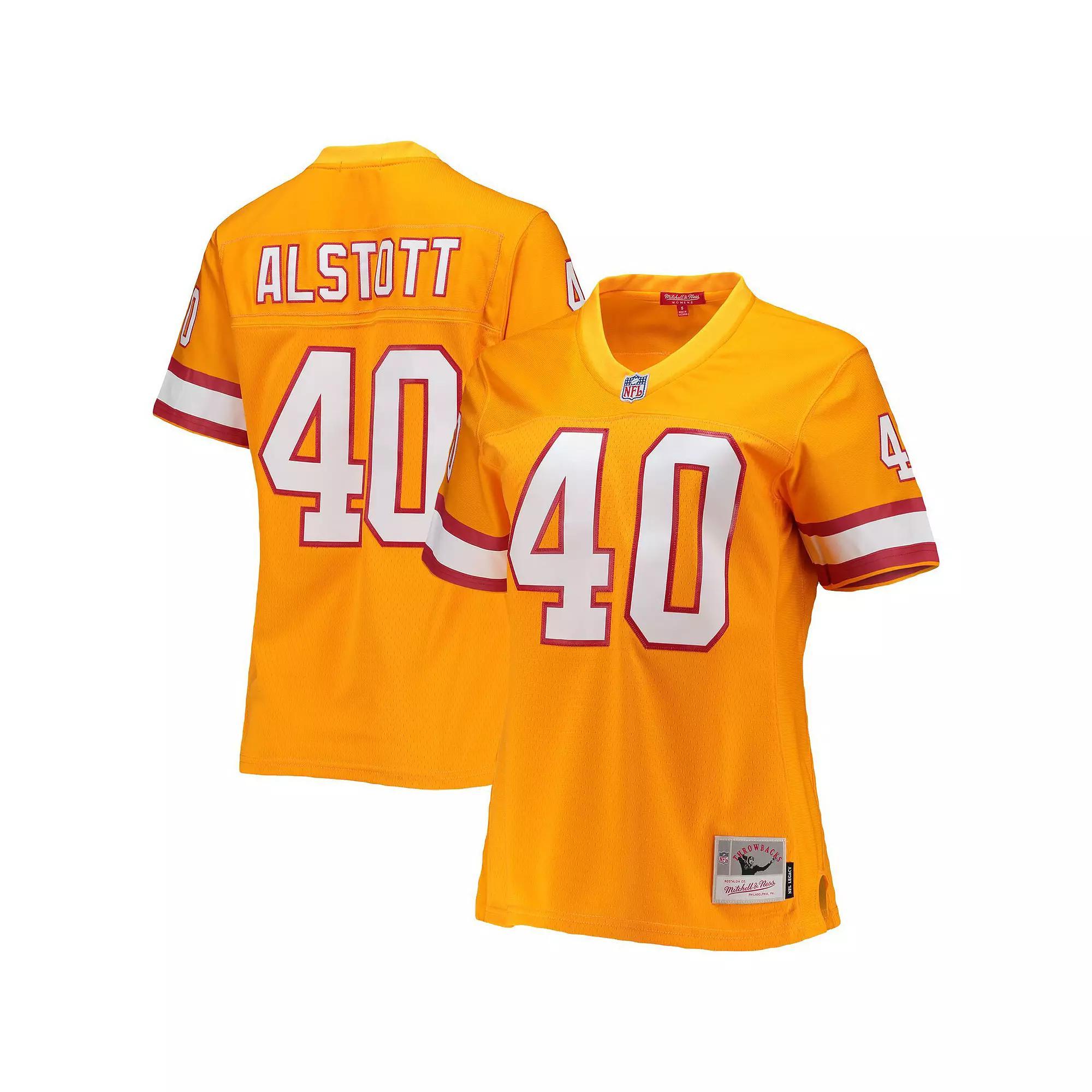Women's Mitchell & Ness Mike Alstott Orange Tampa Bay Buccaneers Legacy Replica Player Jersey, Size: Small Product Image