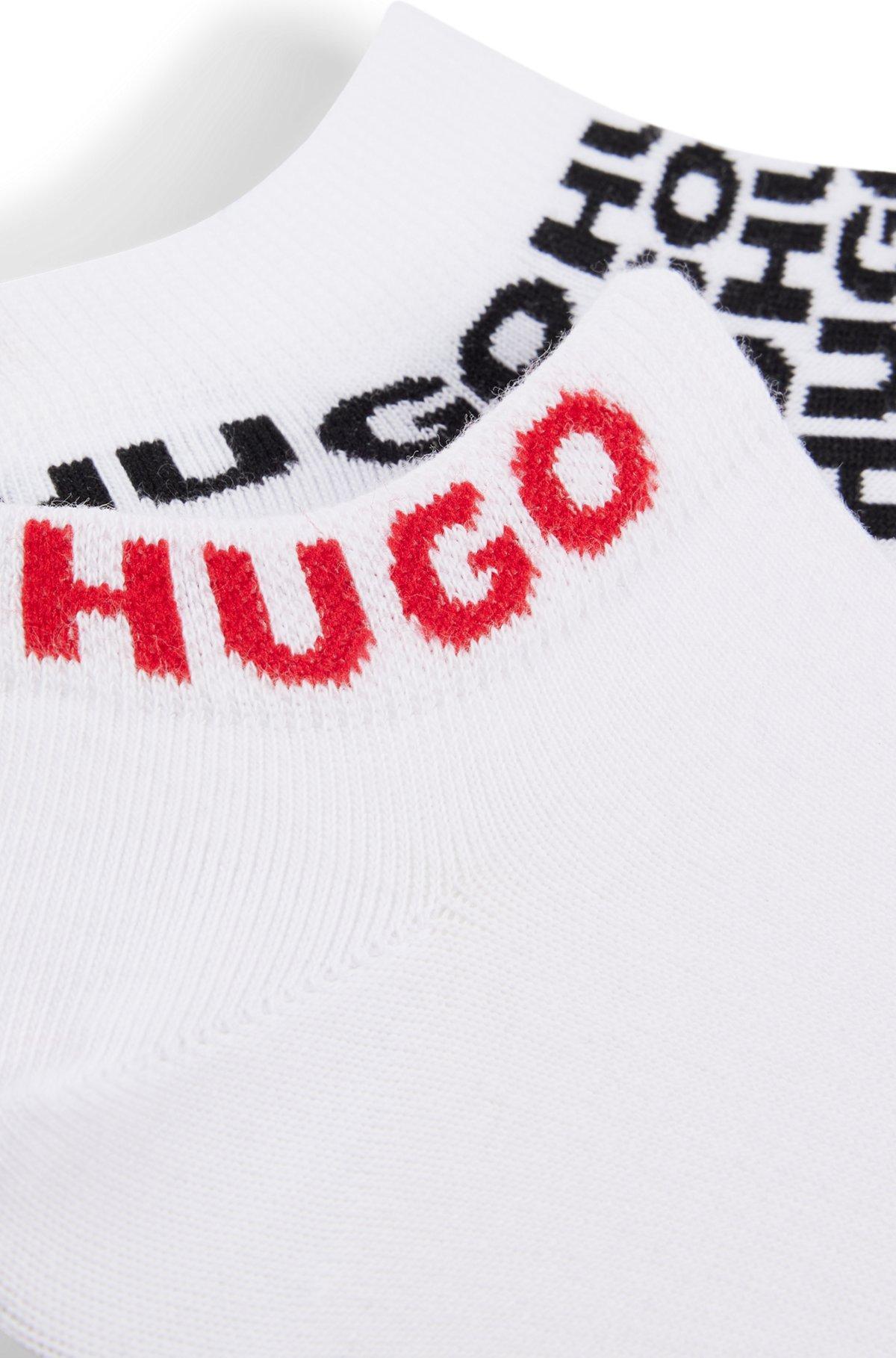 Two-pack of ankle socks with logos Product Image