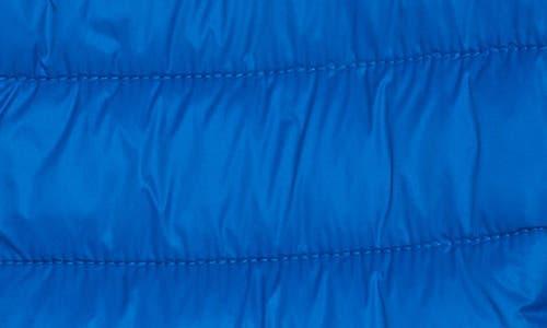HUGO BOSS Packable Gilet With Tonal Logo In Medium Blue Product Image