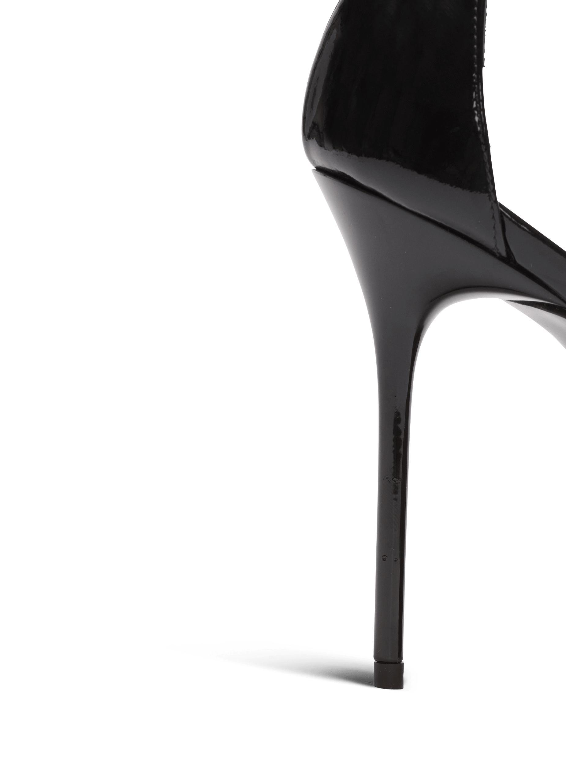 Sync patent leather stilettos with pointed toe Product Image
