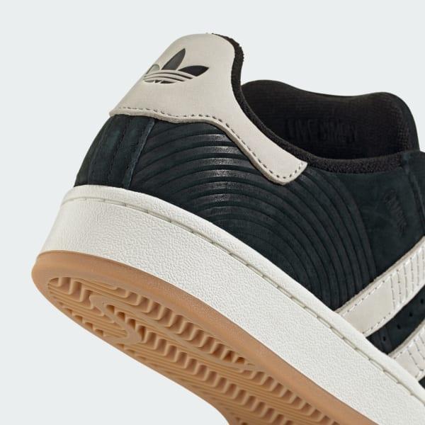 Womens adidas Campus 00s Athletic Shoe - Core Black / Cream White / Gum Product Image