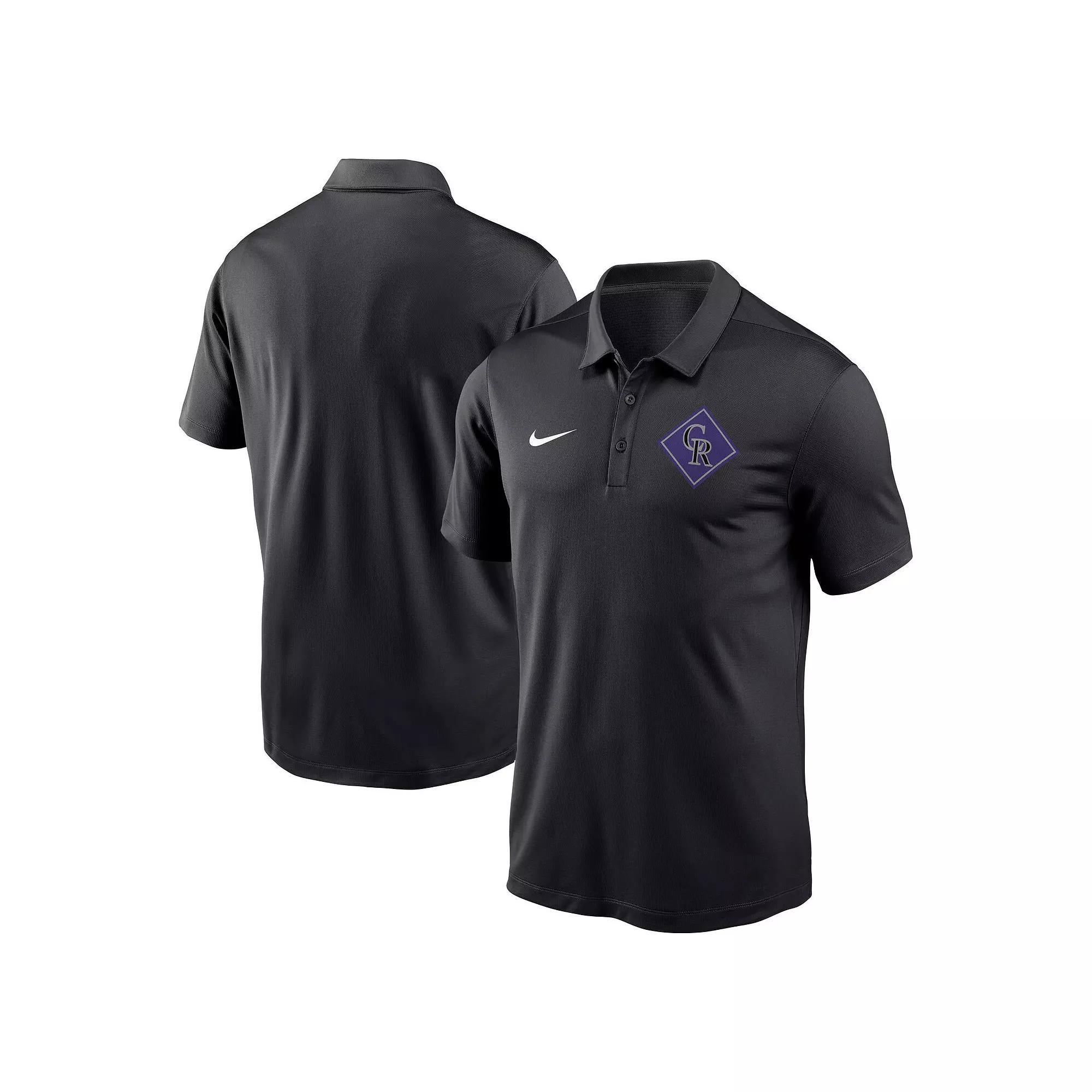 Men's Nike Anthracite LSU Tigers Primetime Victory Legacy Vault Logo Performance Polo, Size: Large, Grey Product Image