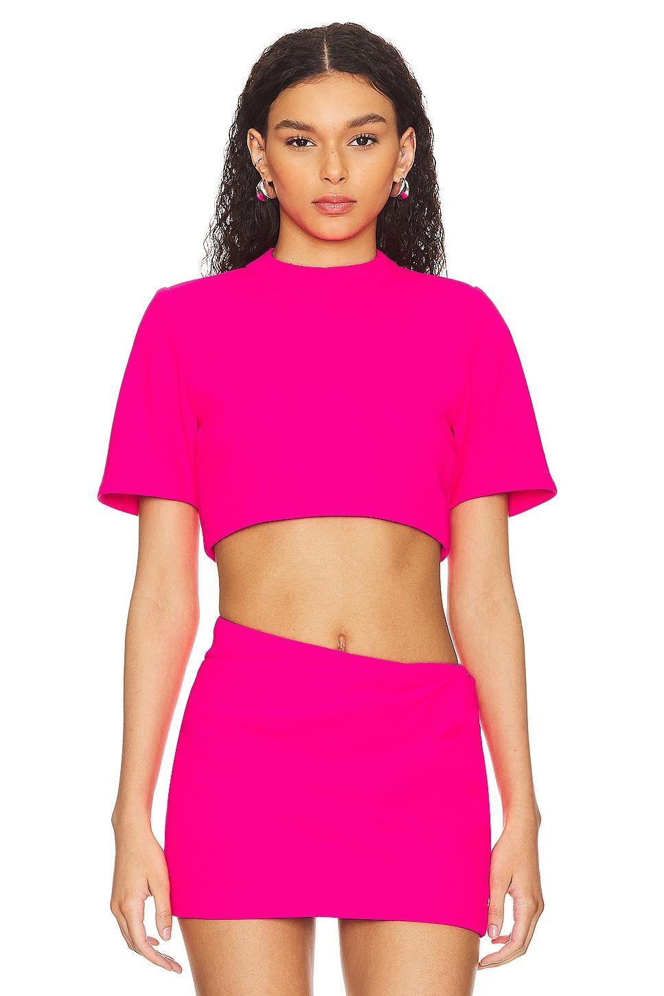 Lovers and Friends Serena Top in Electric Pink Product Image