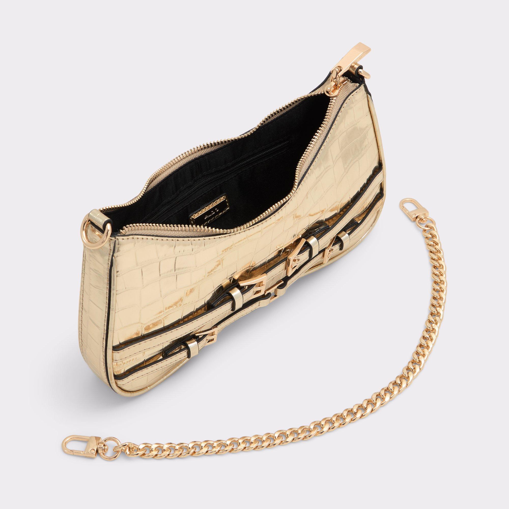 ALDO Jaymeex - Women's Shoulder Bag Handbag - Gold Product Image