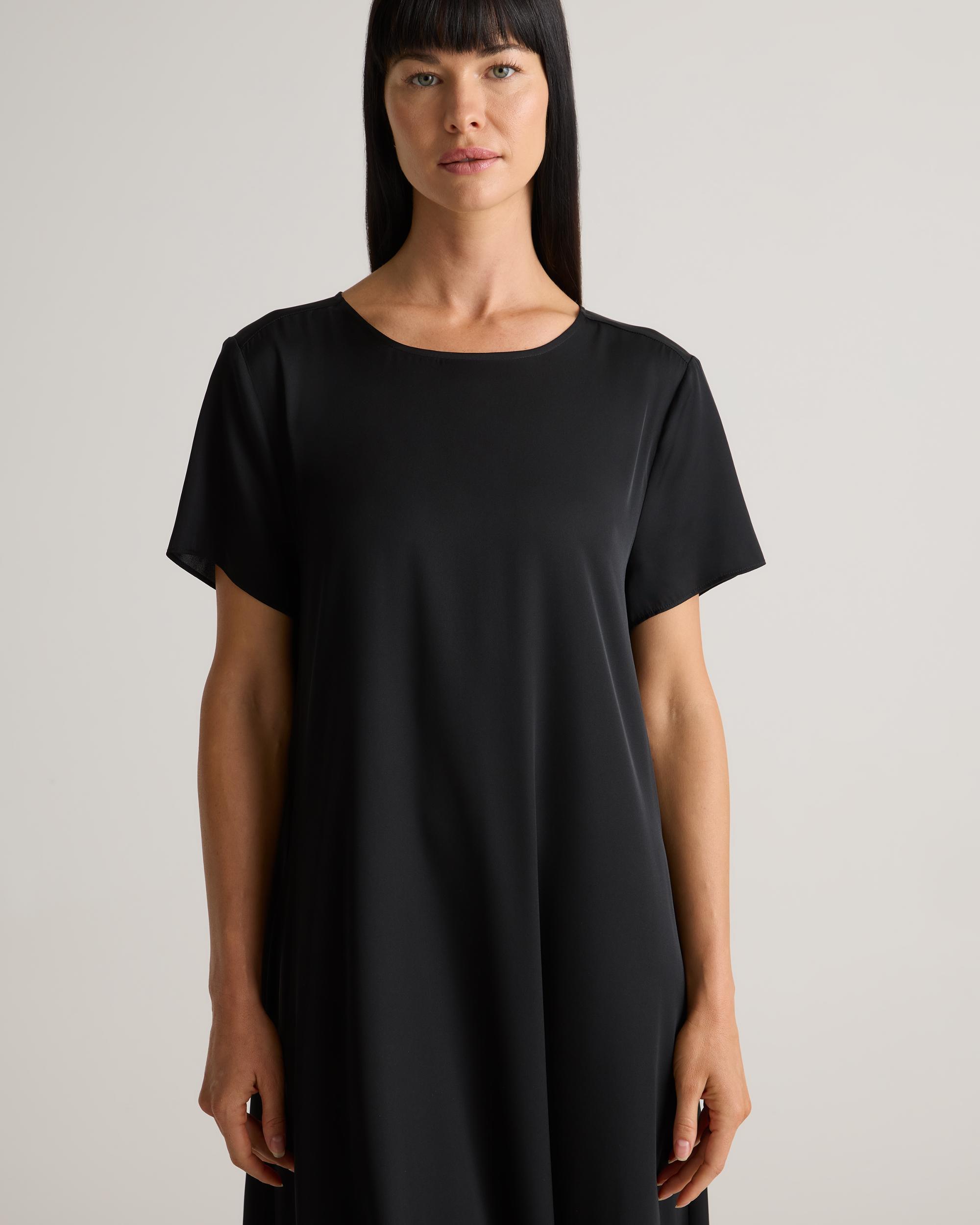 Quince | Women's Washable Stretch Silk Voluminous Maxi Dress Product Image