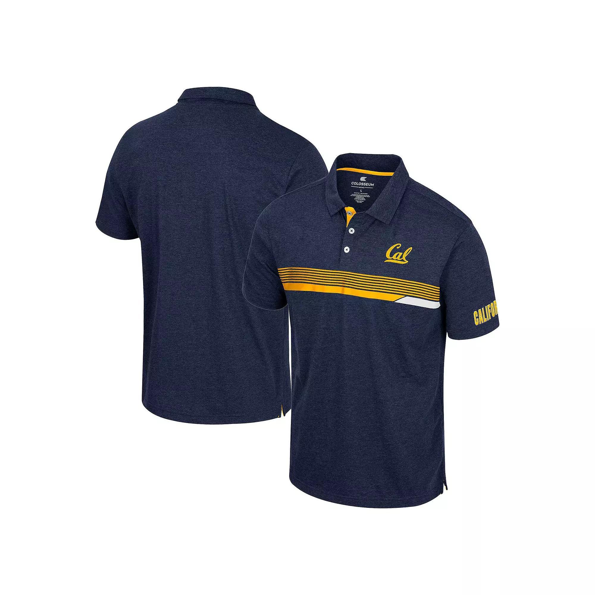 Men's Colosseum  Navy Cal Bears No Problemo Polo, Size: XXL, Blue Product Image