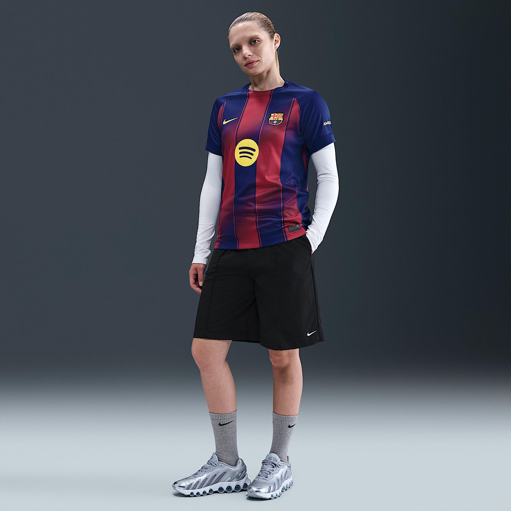 FC Barcelona 2025/26 Stadium Home Women's Nike Dri-FIT Soccer Replica Jersey Product Image