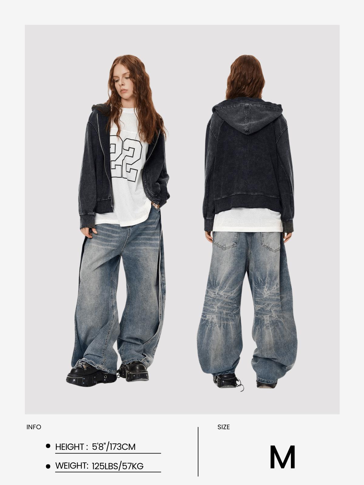 Aelfric Eden Layered Baggy Jeans Product Image